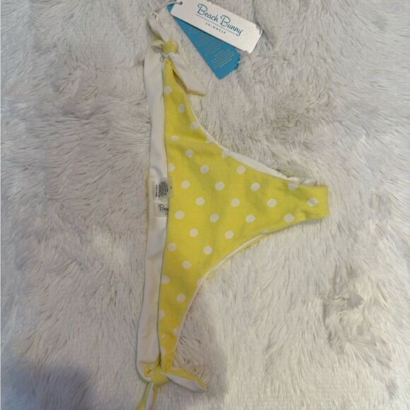 Beach Bunny Yellow Polka Dot Bikini - Picture 8 of 8